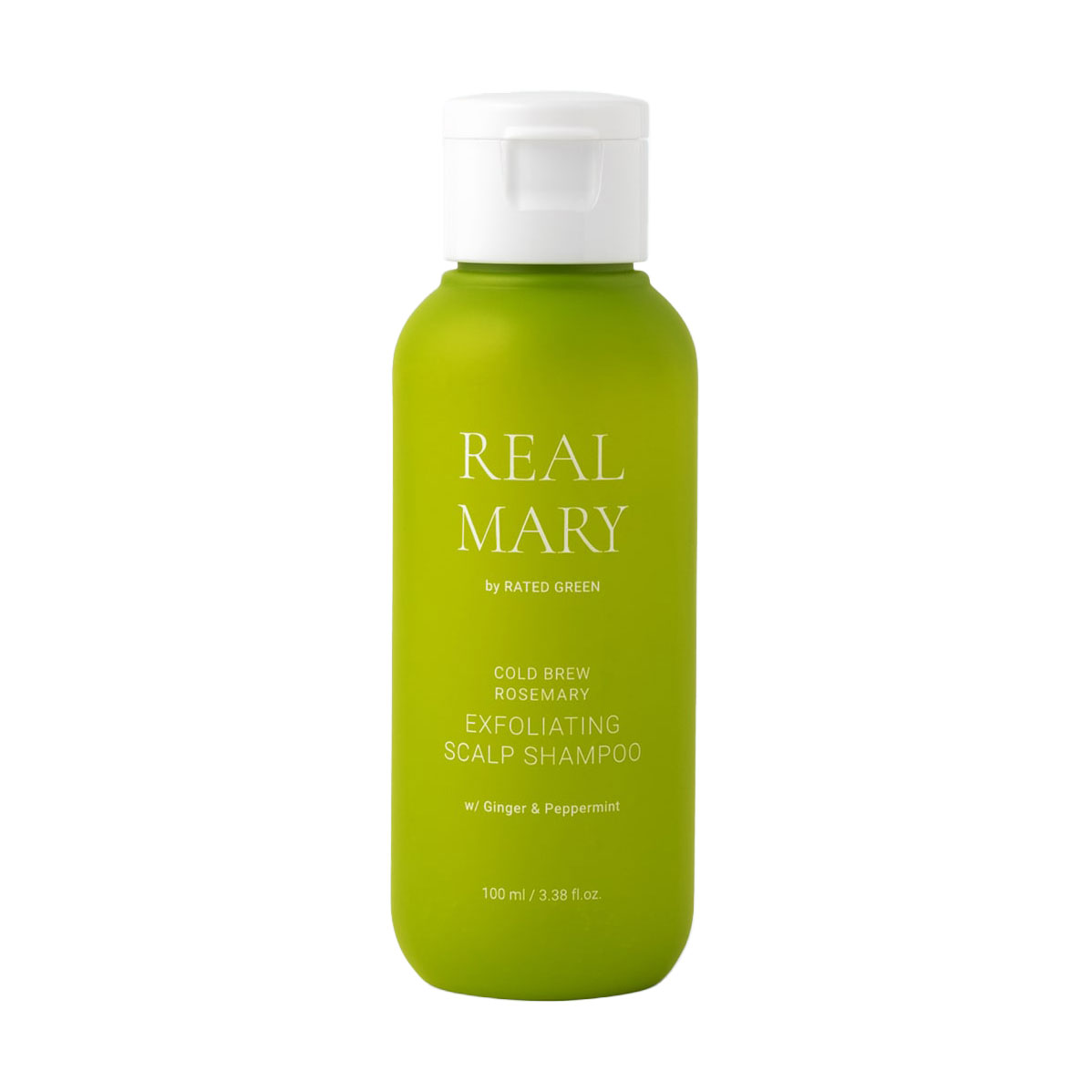 Очищувальний шампунь для волосся Rated Green Real Mary Exfoliating Scalp Shampoo, 100 мл